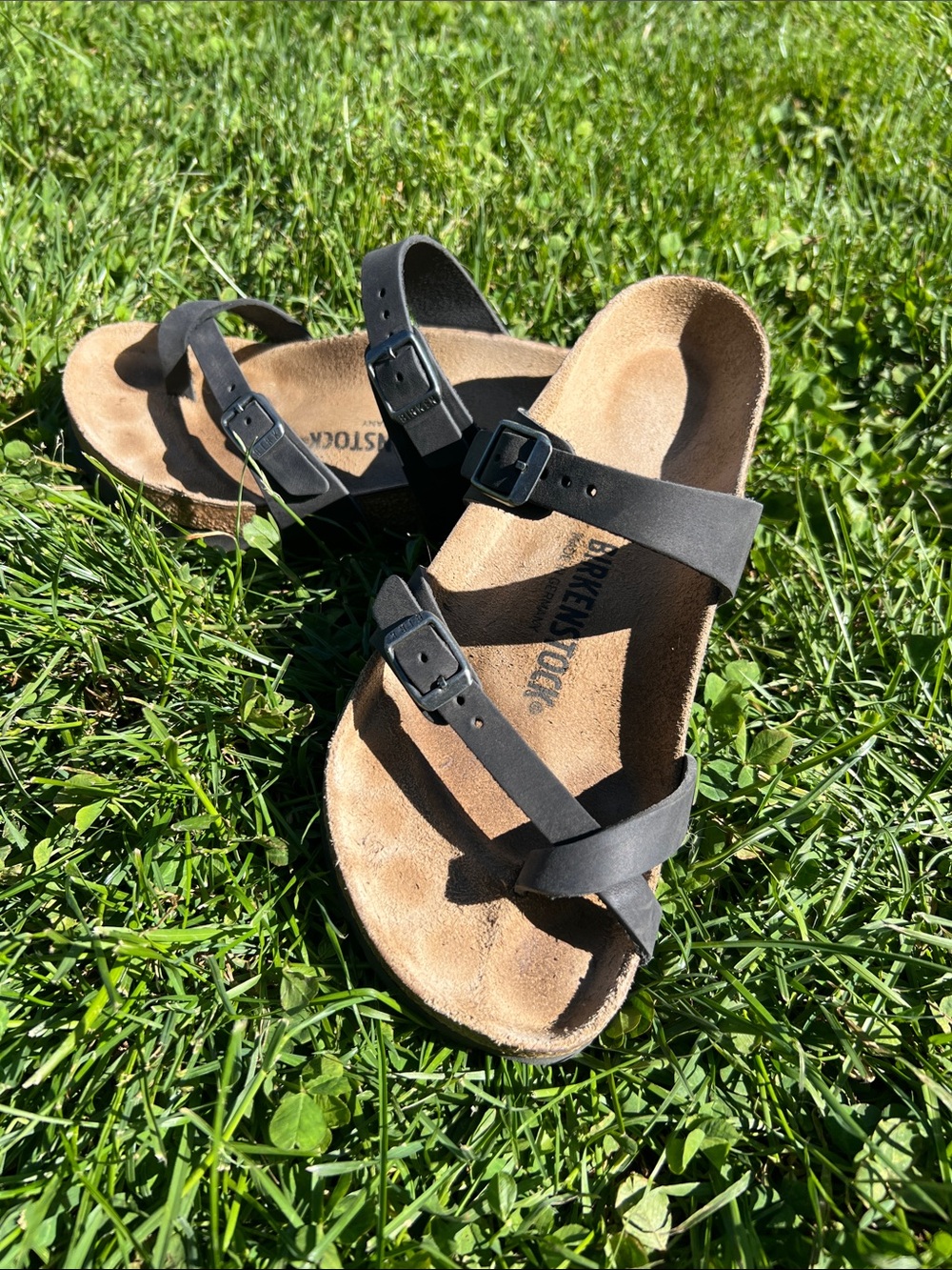 Birkenstock Mayari in Black Leather